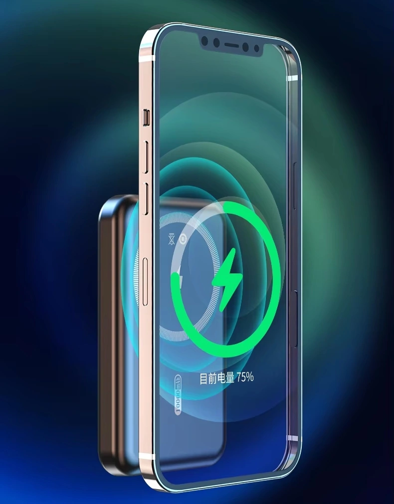 Strong Magnetic Power Bank 10000mah Wireless Quick Fast Charging Powerbank For Iphone