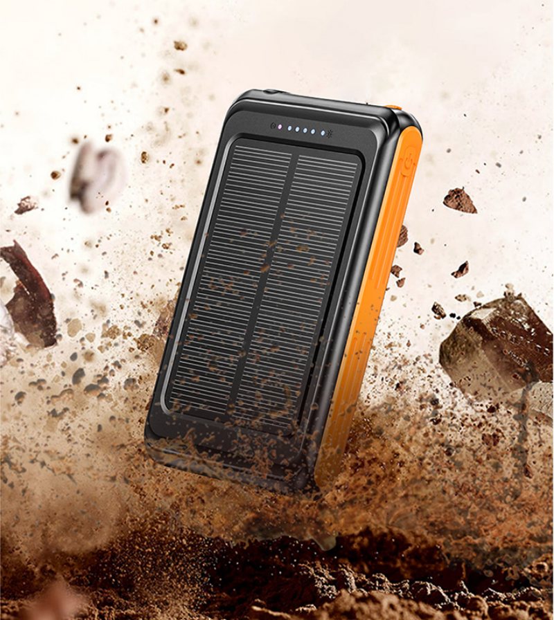 Wireless Solar Mobile Charger Portable Power Bank 5000mah Solar Charger 5000mAh