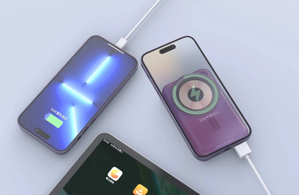 Strong Magnetic Power Bank 10000mah Wireless Quick Fast Charging Powerbank For Iphone
