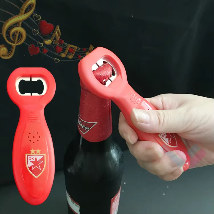 Beer bottle opener voice recordable music talking bottle opener music bottle opener for beer promotion