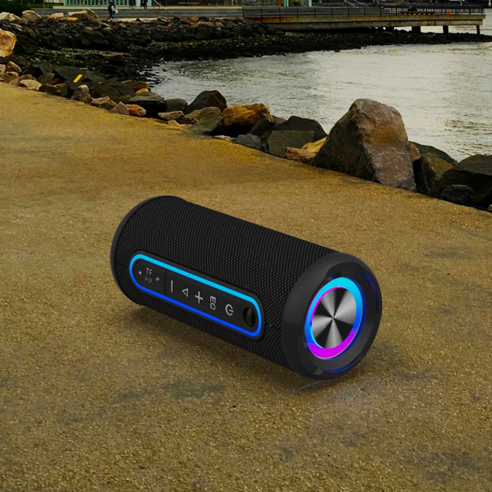 Boombox 360 LED Outdoor Portable Wireless Bluetooth Speaker