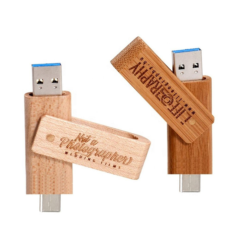 OTG wood USb