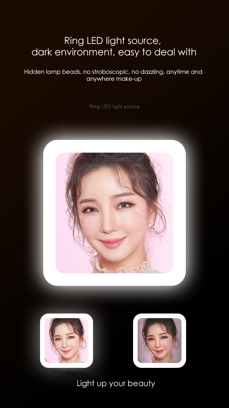 LED Make-up Mirror Powerbank