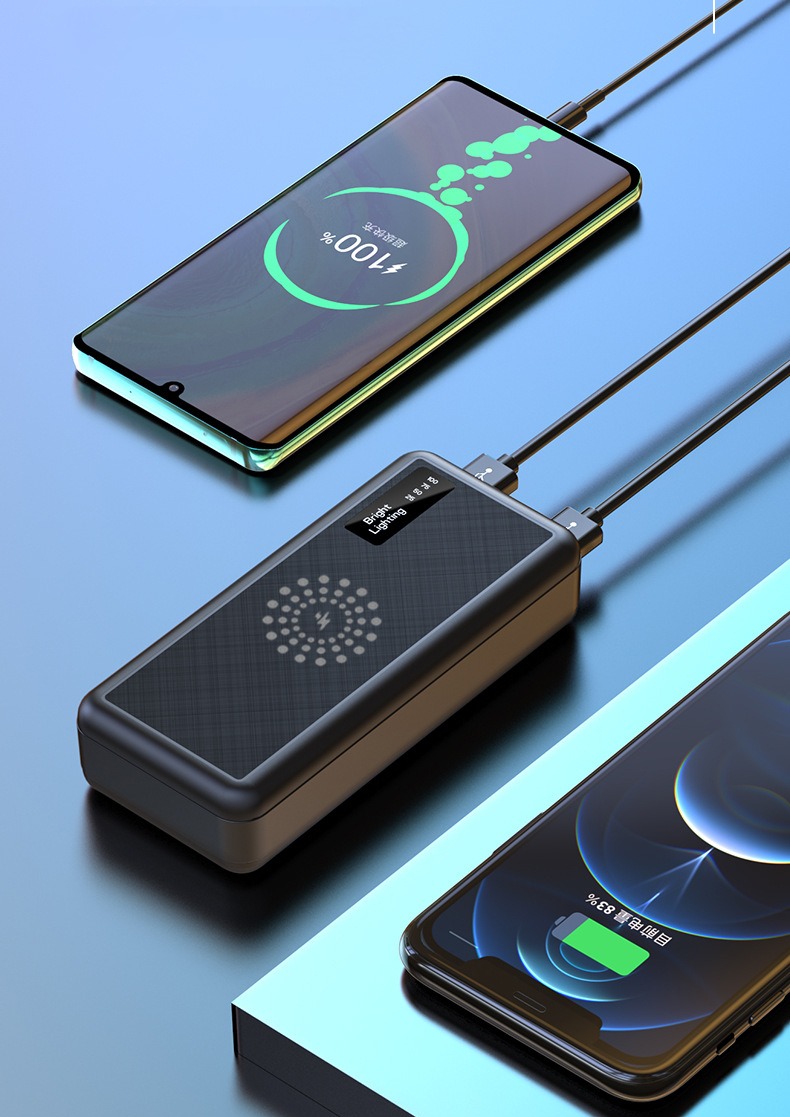 Portable Battery Charger 20000mAh Wireless Charger Powerbank Fast charger 22.5W