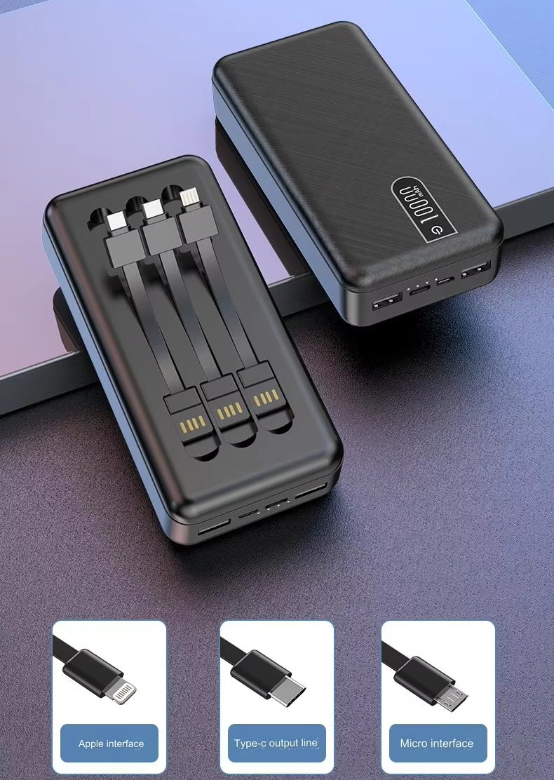 Portable Battery Charger 10000mAh Wireless Charger Powerbank