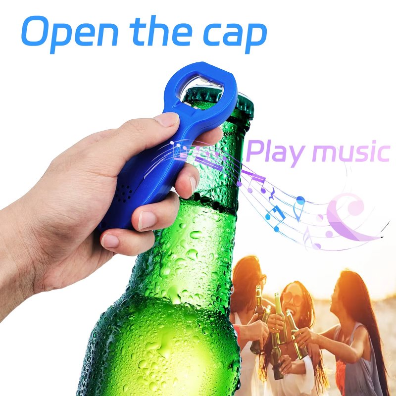 Beer bottle opener voice recordable music talking bottle opener music bottle opener for beer promotion