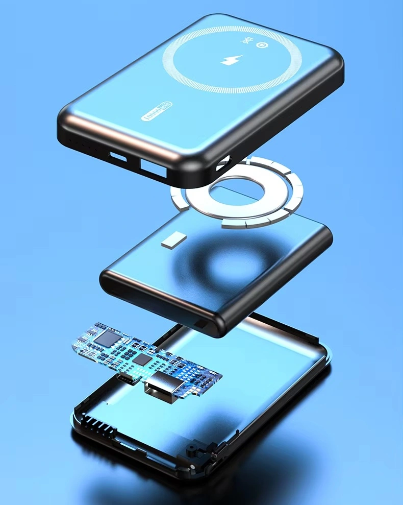 Strong Magnetic Power Bank 10000mah Wireless Quick Fast Charging Powerbank For Iphone