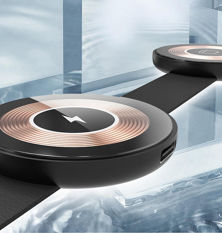 Mini 3 in 1 Foldable Wireless Charger with Keyring 15W Fast Charging Magnetic Charger