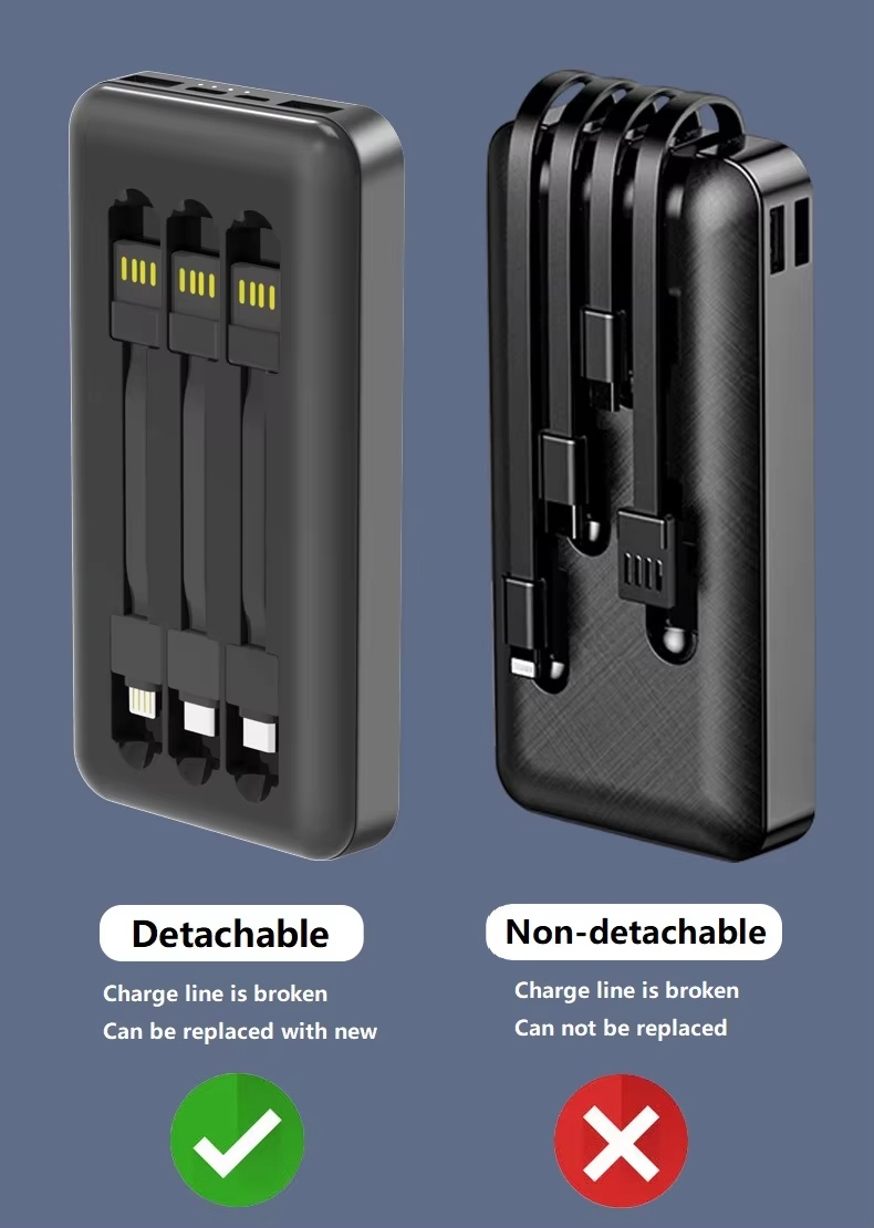 Portable Battery Charger 10000mAh Wireless Charger Powerbank
