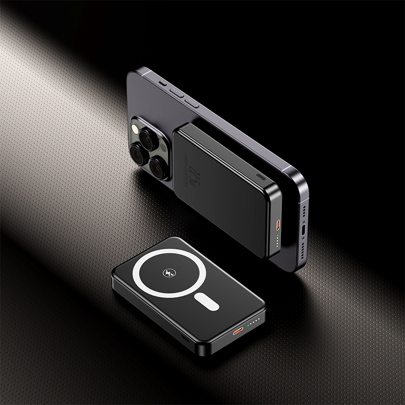 Light Thin Slim Design 10000mah Magnetic Wireless Power Bank Fast Charging PD20W