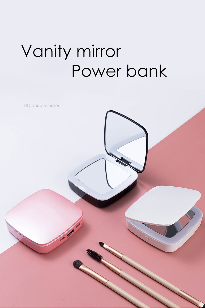 LED Make-up Mirror Powerbank