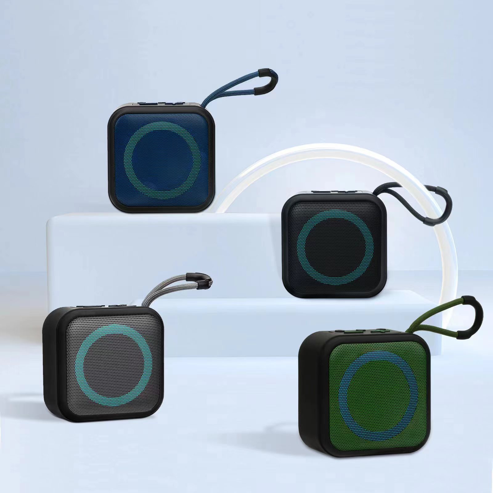 RGB Light 5W Bass Mini Wireless Portable Bluetooth Speaker