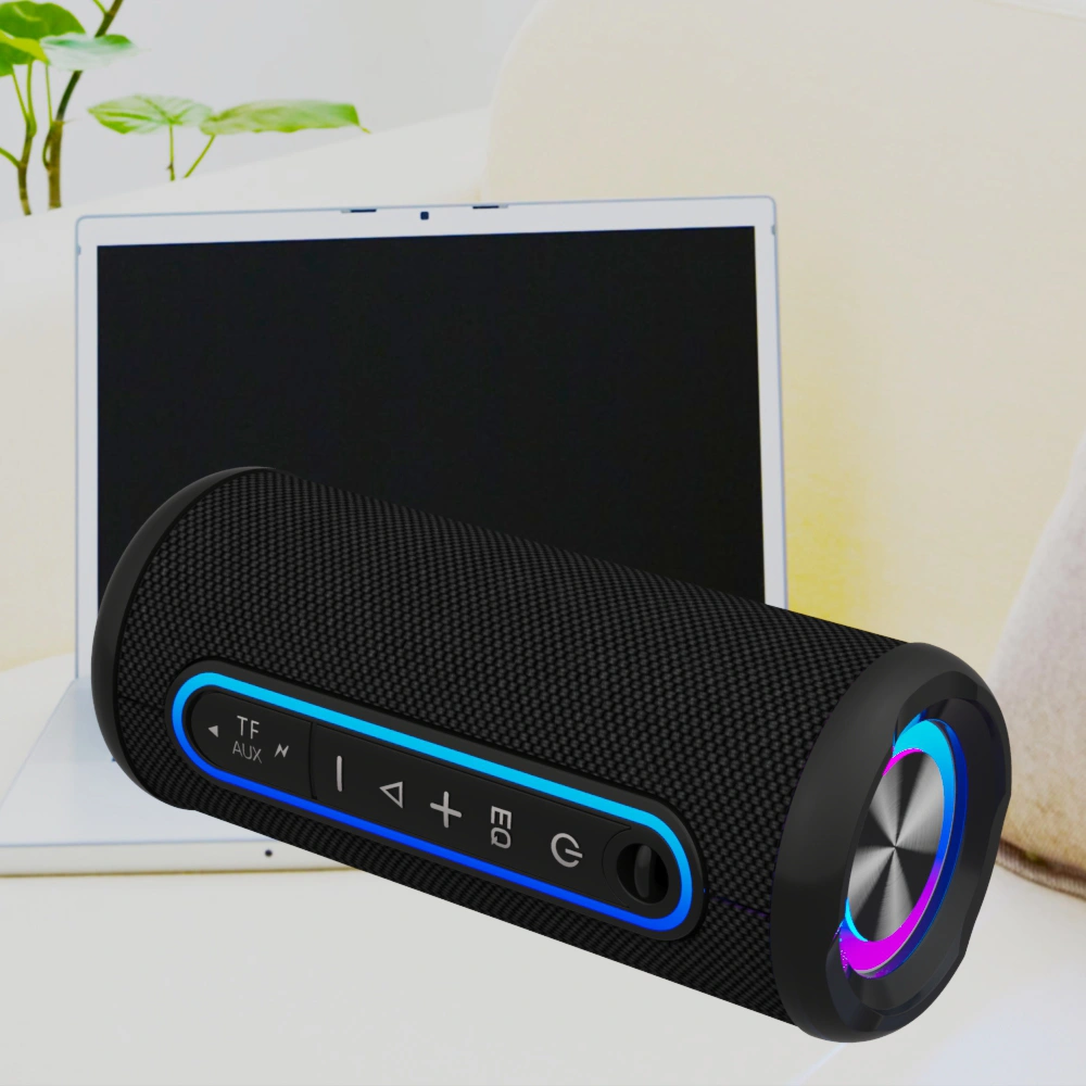 Boombox 360 LED Outdoor Portable Wireless Bluetooth Speaker