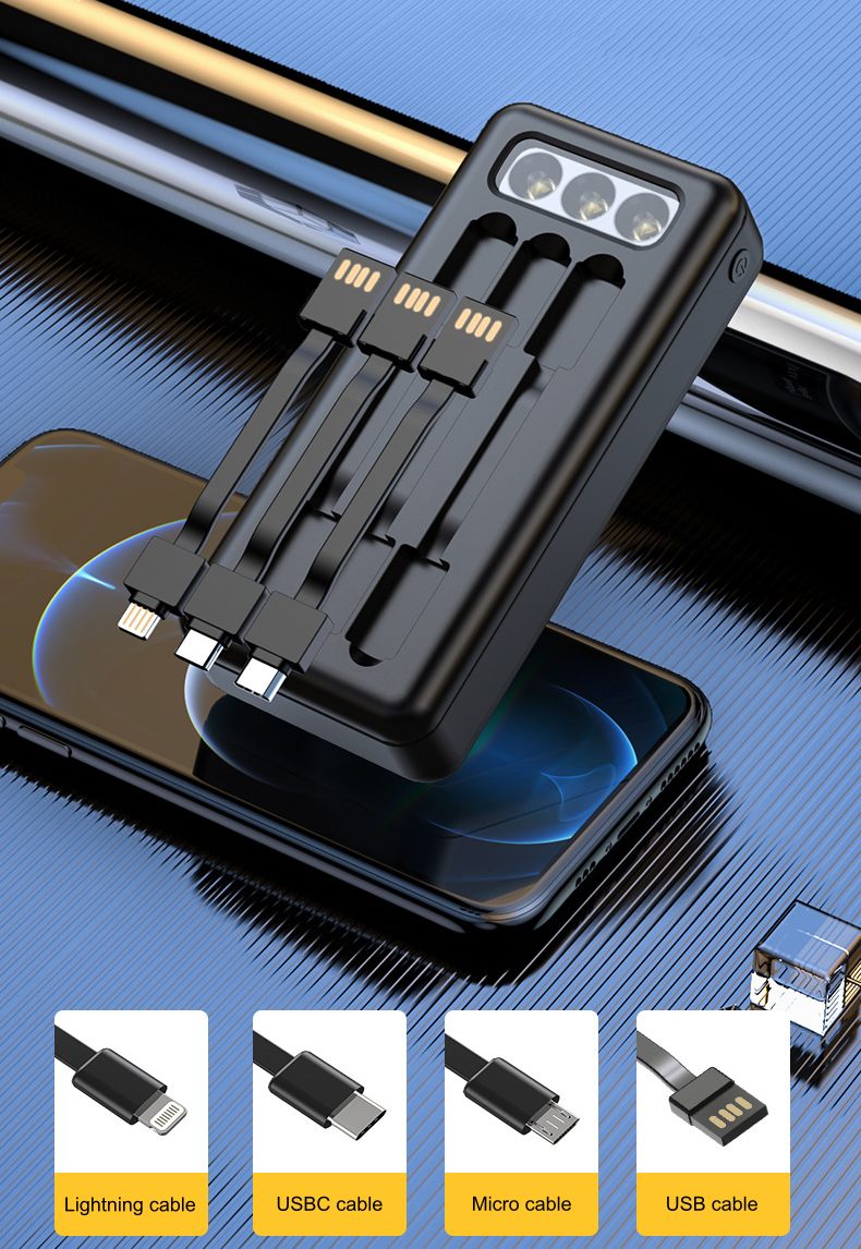 Portable Battery Charger 20000mAh Wireless Charger Powerbank Fast charger 22.5W