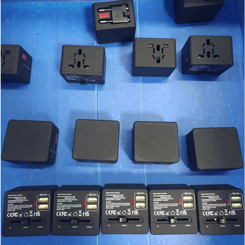 Travel wall plug adaptor