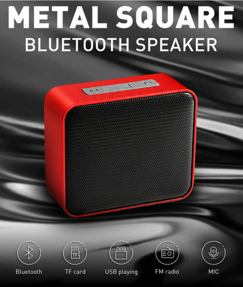 metal square bluetooth speaker МИНИ-квадратный Bluetooth-динамик