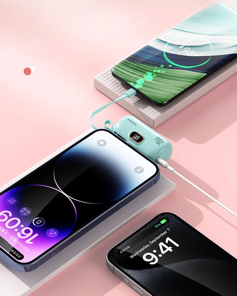 5000mAh Wholesale Capsule Pocket Power Bank