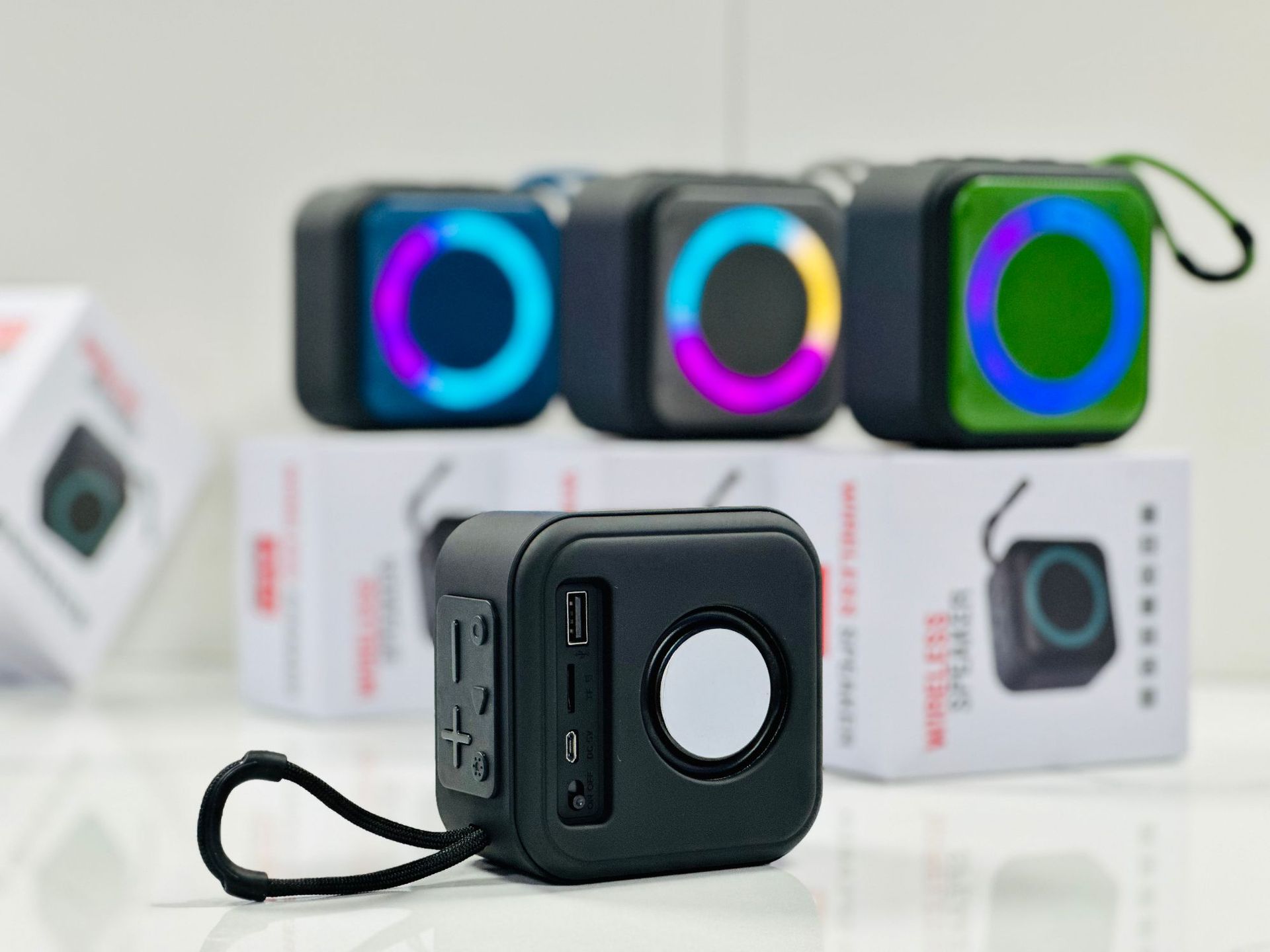 RGB Light 5W Bass Mini Wireless Portable Bluetooth Speaker