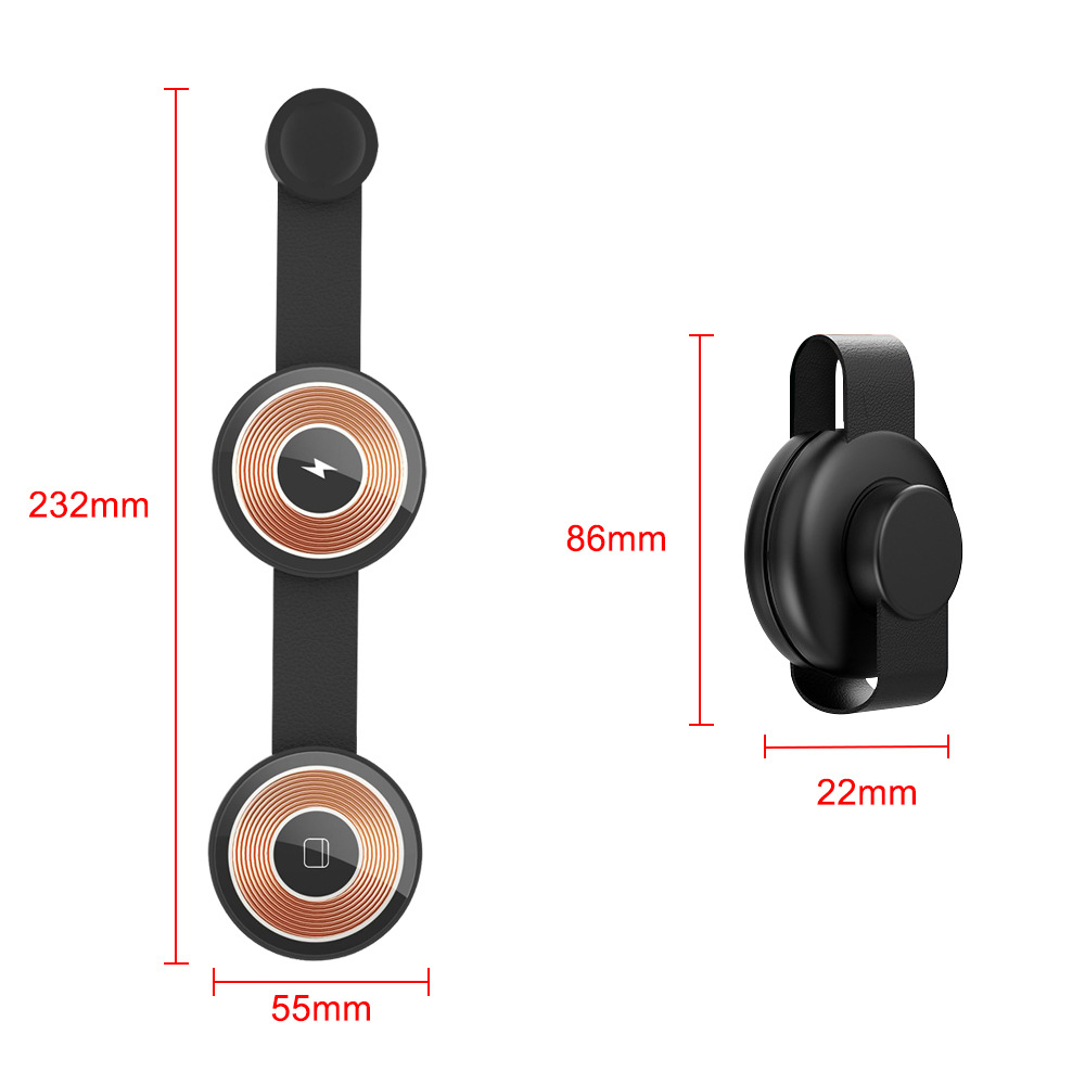 Mini 3 in 1 Foldable Wireless Charger with Keyring 15W Fast Charging Magnetic Charger