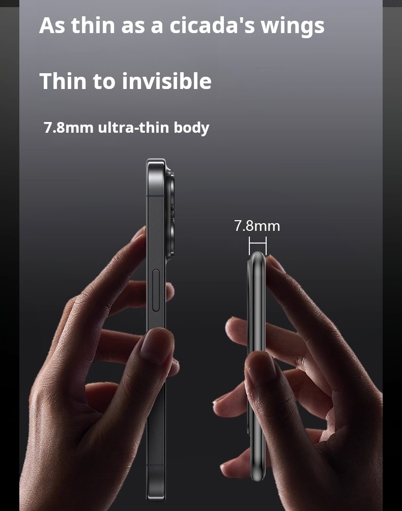 Ultra Slim Portable Mini Power Bank 5000mAh 15W Wireless Portable Power Bank Magnetic Powerbank
