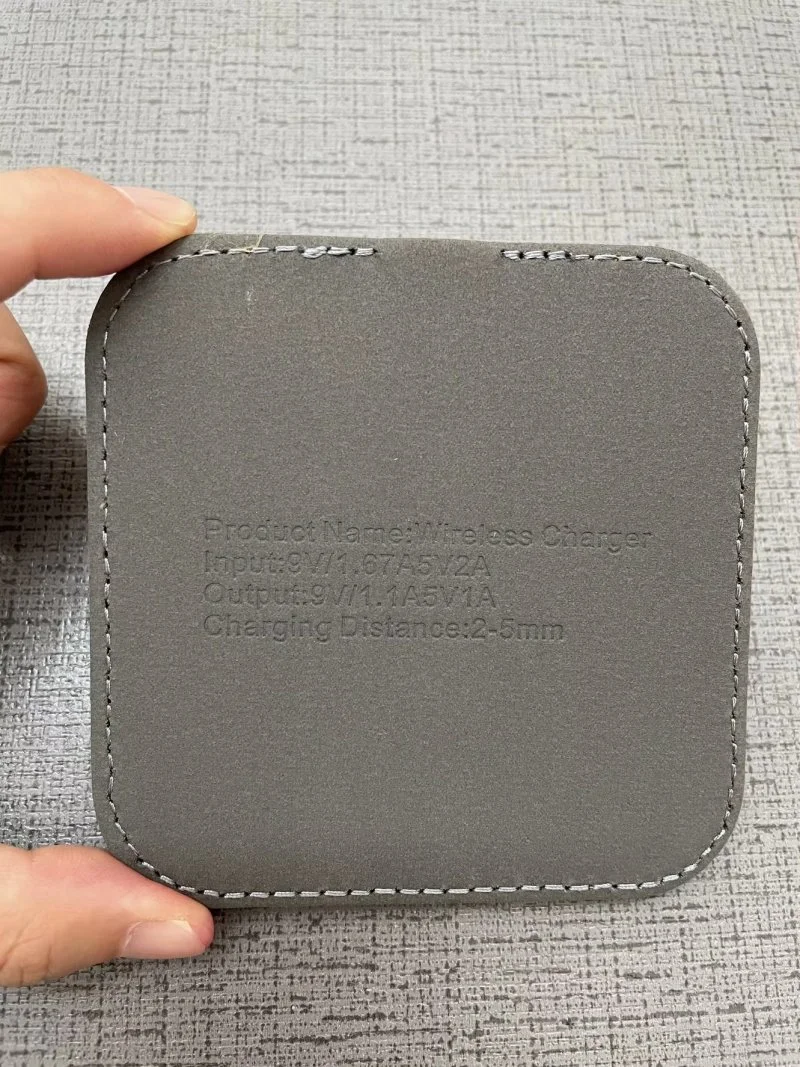 Cork Wireless Charger with Custom Logo Fast Charging for Mobile Phone