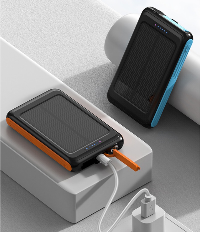 Wireless Solar Mobile Charger Portable Power Bank 5000mah Solar Charger 5000mAh