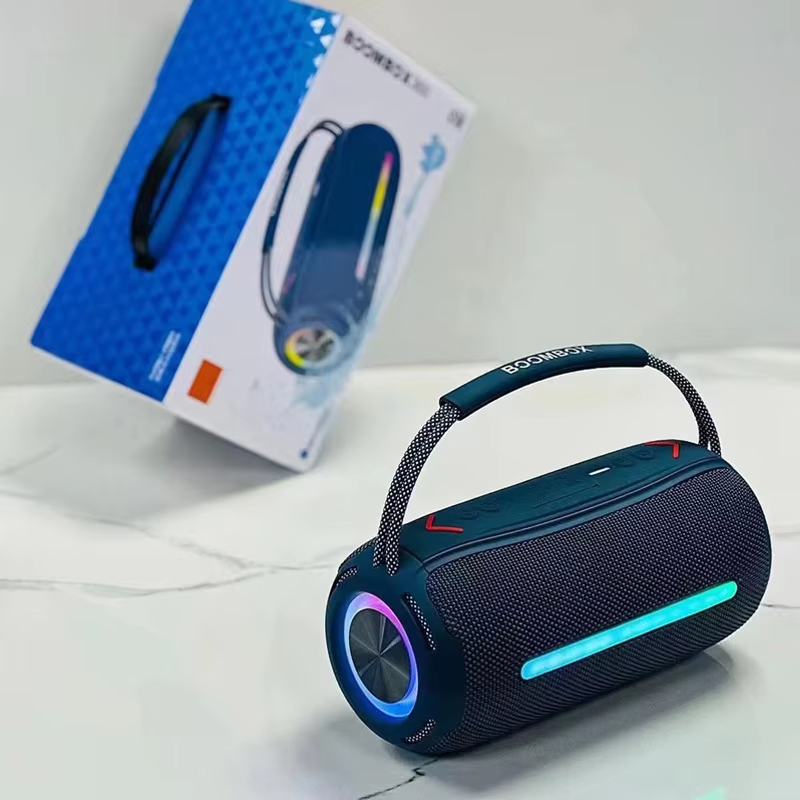 Boombox 360 LED Outdoor Portable Wireless Bluetooth Speaker