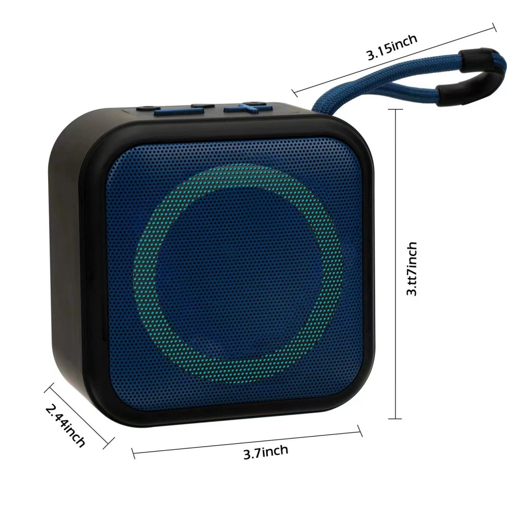 RGB Light 5W Bass Mini Wireless Portable Bluetooth Speaker