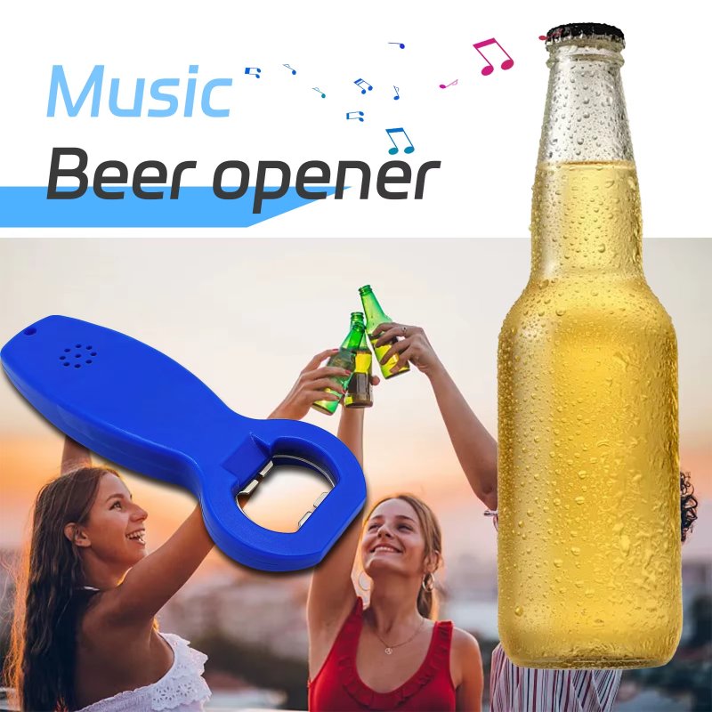 Beer bottle opener voice recordable music talking bottle opener for beer promotion