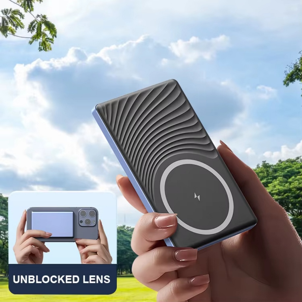 Magnetic Wireless Pocket Powerbank 5000mAh PD20W Ultra Slim Fast Charging Portable Powerbank 10000mAh