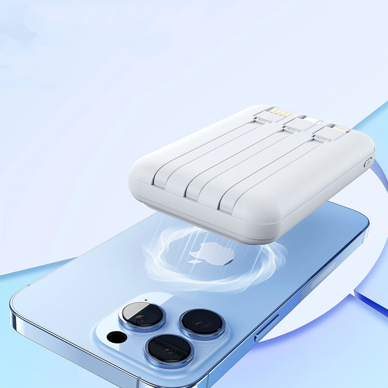 Mini Portable Charger 10000mah Powerbank Magnetic 15W Wireless fast Charging Power Bank with LED Display