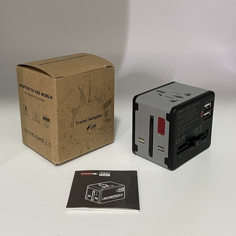 Travel wall plug adaptor