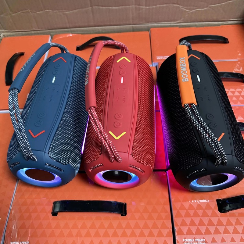 Boombox 360 LED Outdoor Portable Wireless Bluetooth Speaker