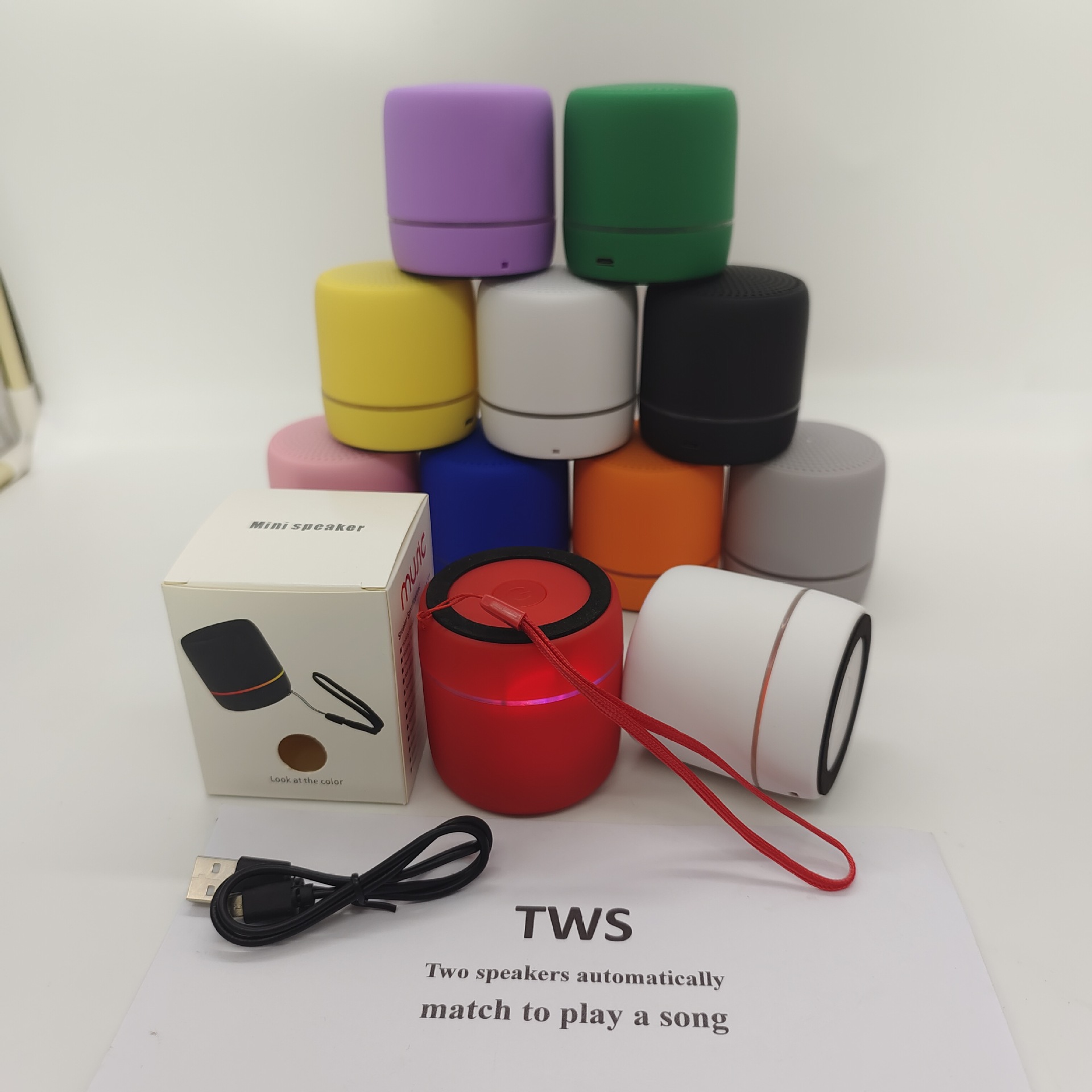 Customized Colorful ABS Bluetooth Speaker Mini Wireless Bluetooth Speaker