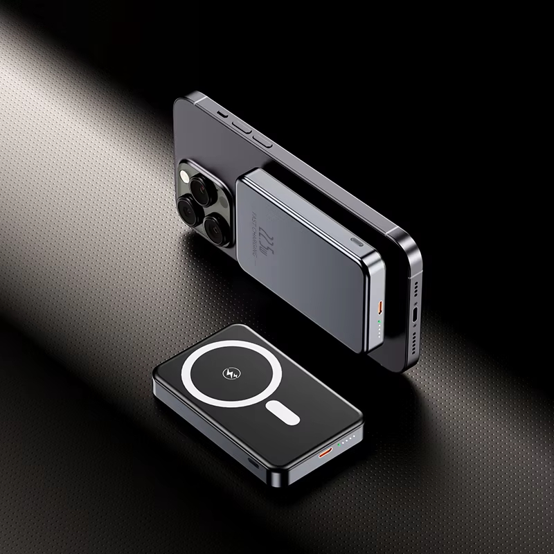 Light Thin Slim Design 10000mah Magnetic Wireless Power Bank Fast Charging PD20W