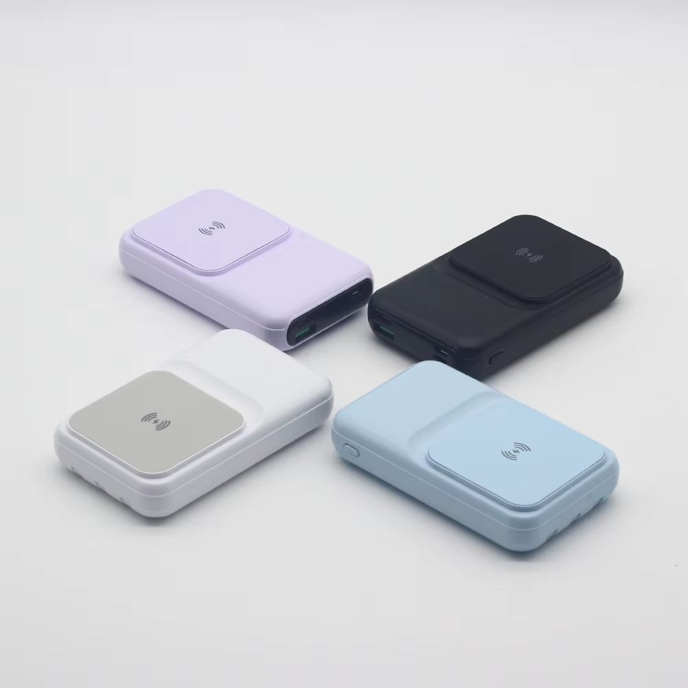 Mini Portable Charger 10000mah Powerbank Magnetic 15W Wireless fast Charging Power Bank with LED Display
