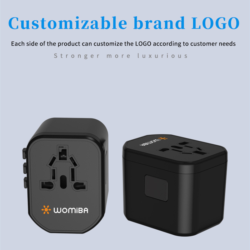 Travel wall plug adaptor