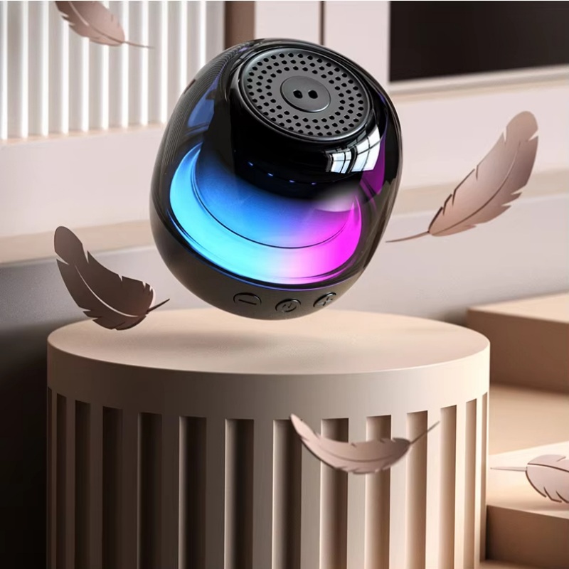 Rotation Colorful LED Bluetooth speaker