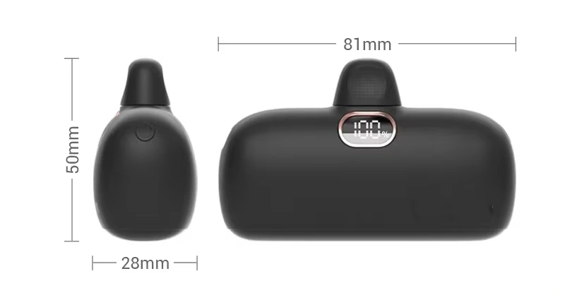 5000mAh Wholesale Capsule Pocket Power Bank