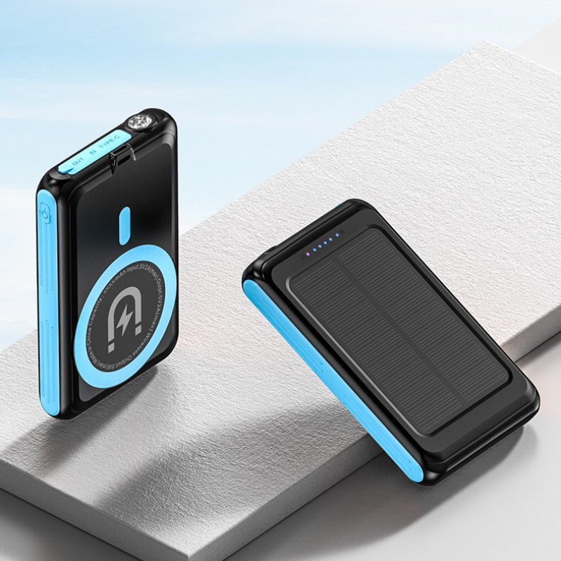 Wireless Solar Mobile Charger Portable Power Bank 5000mah Solar Charger 5000mAh