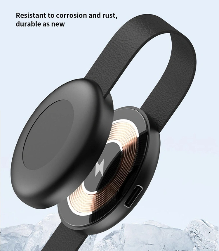 Mini 3 in 1 Foldable Wireless Charger with Keyring 15W Fast Charging Magnetic Charger
