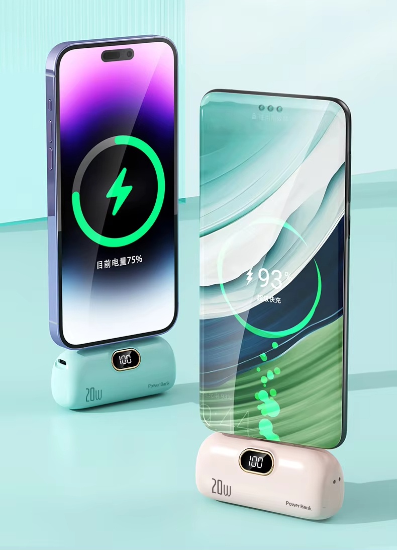 5000mAh Wholesale Capsule Pocket Power Bank