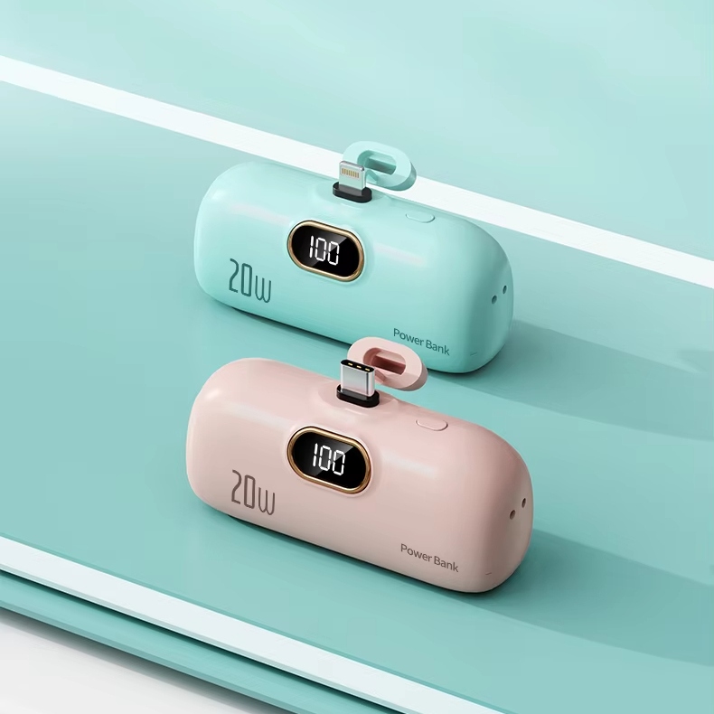 5000mAh Wholesale Capsule Pocket Power Bank
