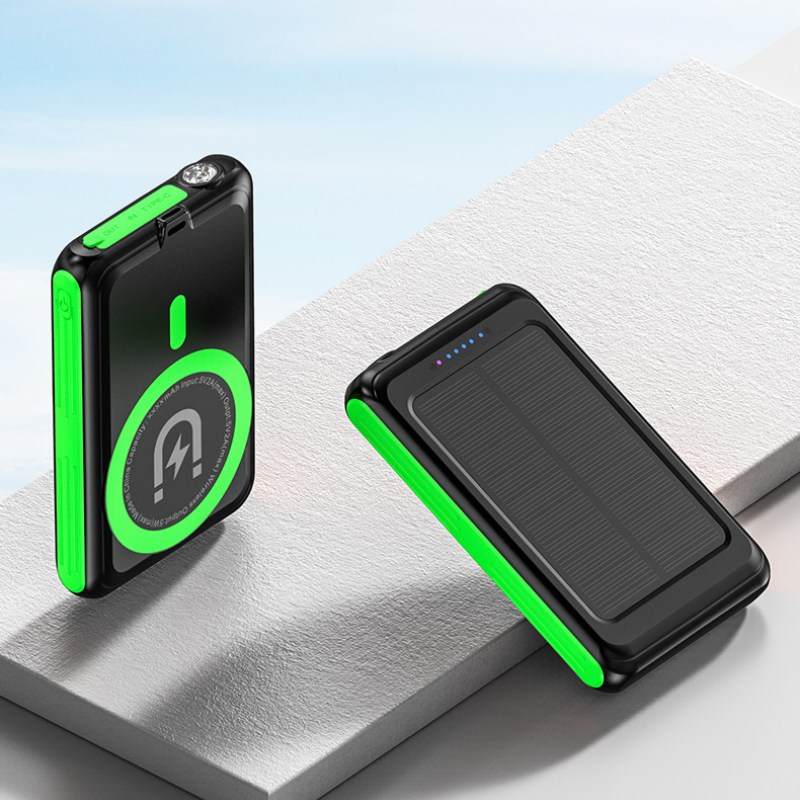 Wireless Solar Mobile Charger Portable Power Bank 5000mah Solar Charger 5000mAh