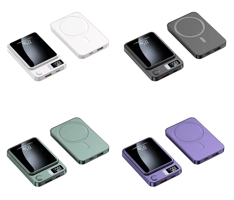 Mini Portable Charger Powerbank Magnetic Wireless Charging 15W Fast Charging Power Bank 10000mah