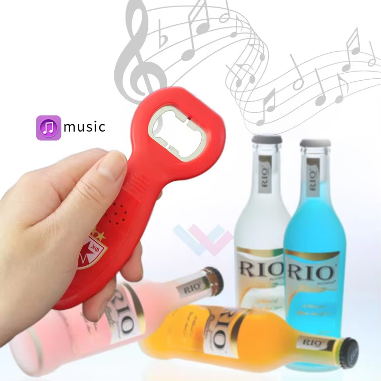 Beer bottle opener voice recordable music talking bottle opener music bottle opener for beer promotion