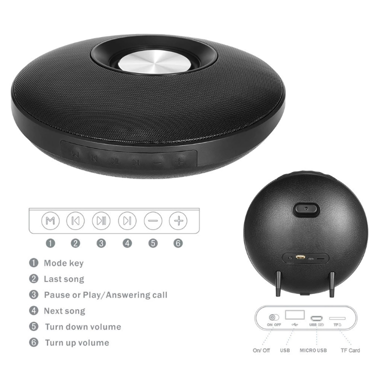 High Quality Circle Round Design Bluetooth Speaker