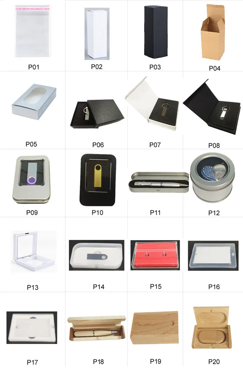 USB flash drive package box