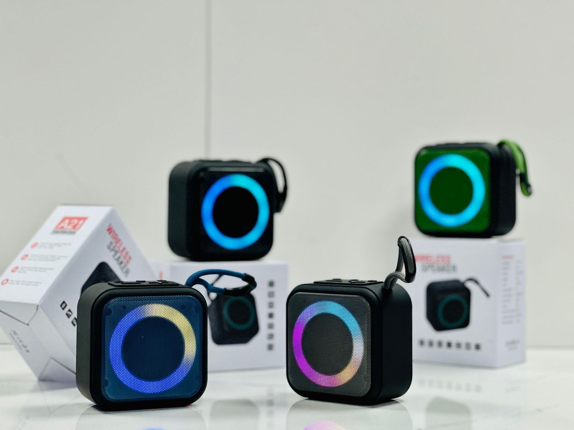 RGB Light 5W Bass Mini Wireless Portable Bluetooth Speaker