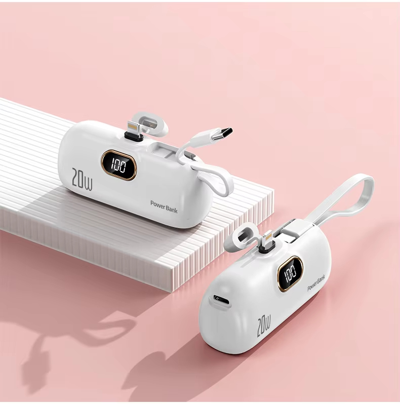5000mAh Wholesale Capsule Pocket Power Bank